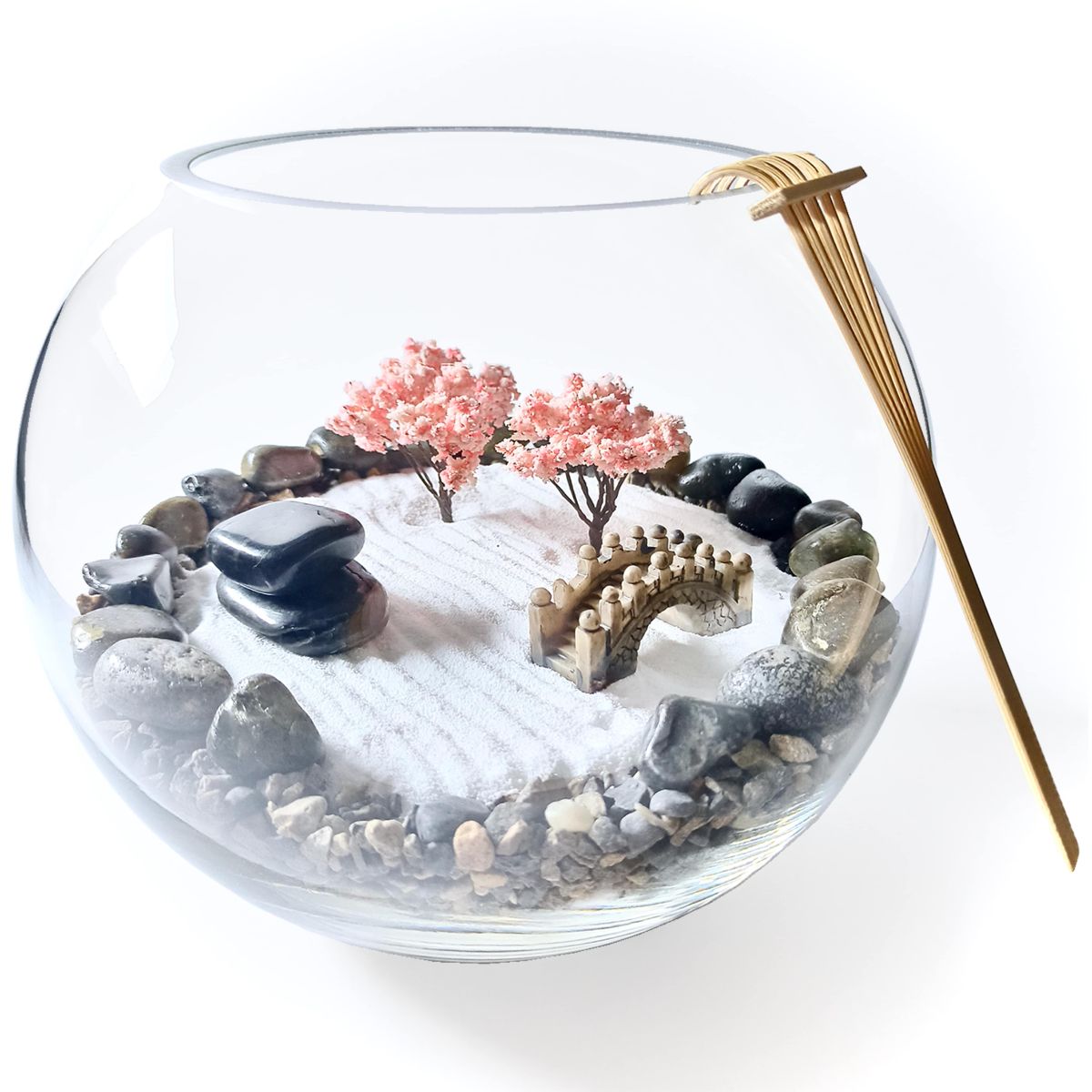 The Zen Garden White Background
